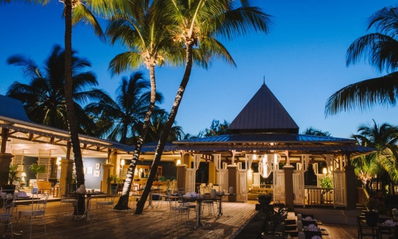 Paradise Cove Boutique Hotel Mauritius Resort at Dusk
