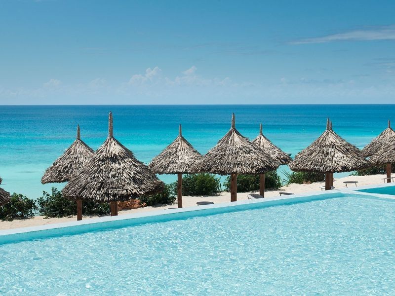 Hideaway of Nungwi Resort & Spa, Zanzibar - Pool with ocean view