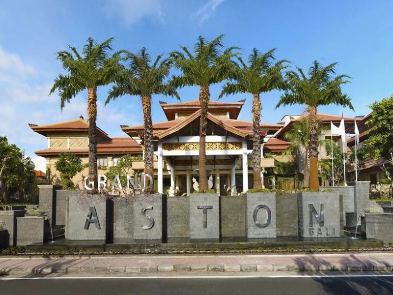Front entrance of Grand Aston Beach Resort & Spa, Bali