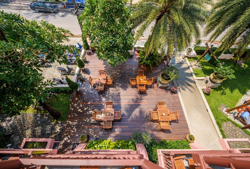 Seaview Patong Hotel - Phuket, Thailand - Aerial View of Dining