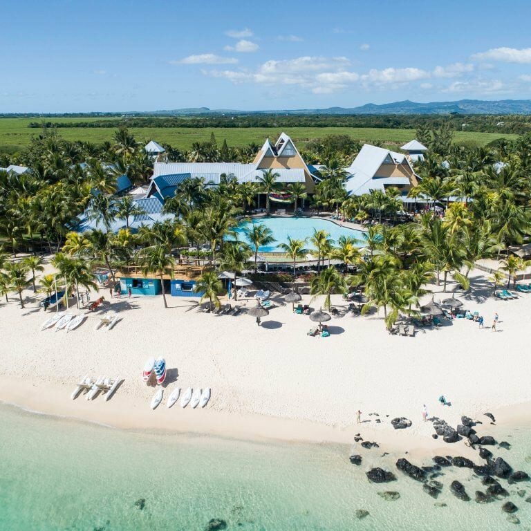 Just Honeymoons | Victoria Beachcomber Resort Spa Aerial view
