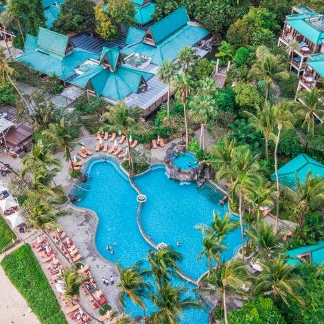 Centara Grand Beach Resort Krabi Aerial View Pool